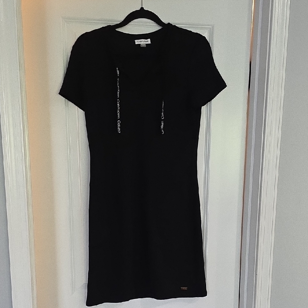Calvin Klein Black Casual Dress